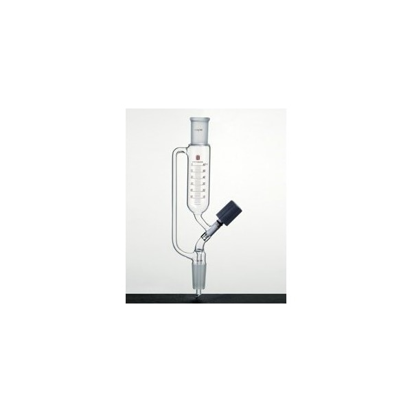 Synthware FUNNEL, PRESSURE EQUALIZING, HGH VACUUM VALVE, 60mL, 24/40, 0-4mm. F642460 - main